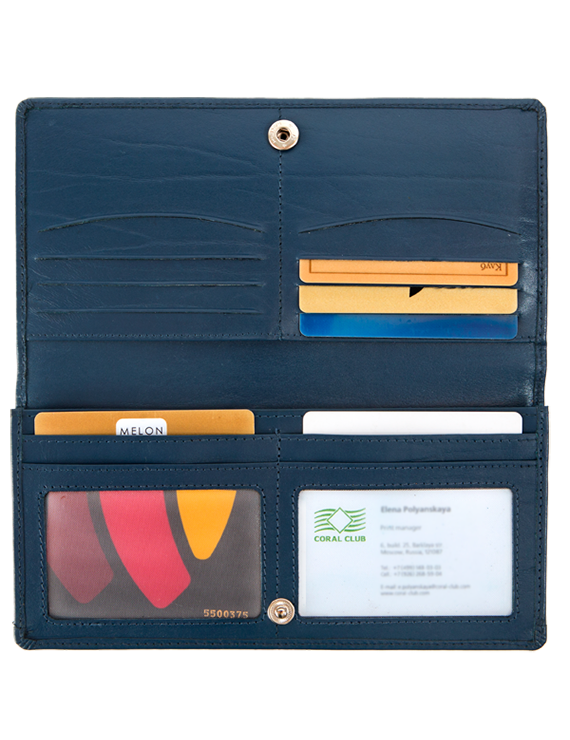 Naiste nahast rahakott-portmonee