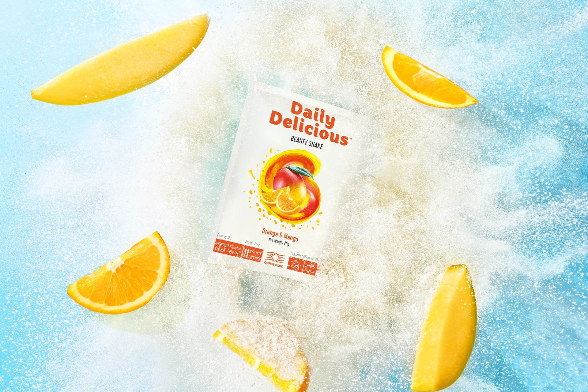 Daily Delicious Beauty Shake mango ja apelsini  (213800)